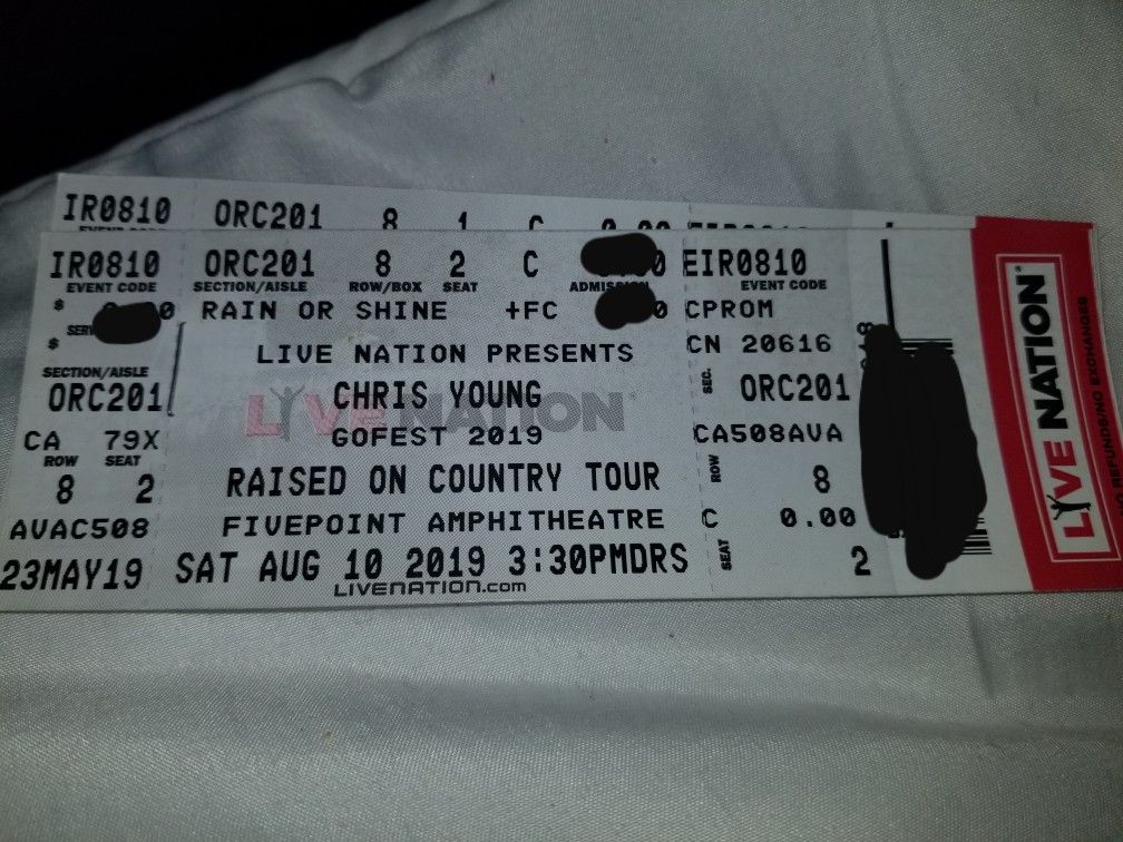 Chris Young 8/10