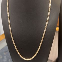 Ice Chain 14 Kt Rose Gold
