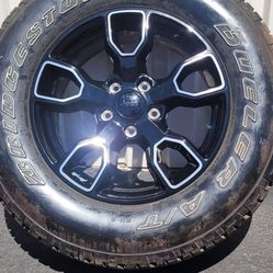 Jeep Wrangler XLT  18" Rims And Tires