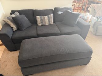 Couch and ottoman