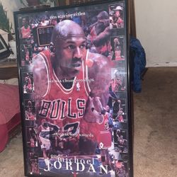 Michael Jordan FRAMED Poster.