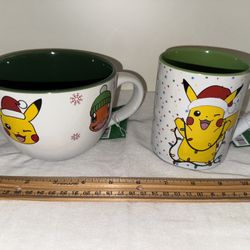 Pokemon Ceramic Mugs -New w/Tags