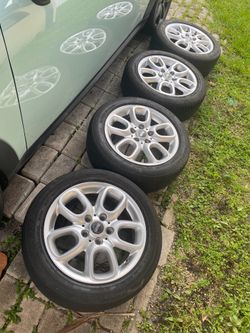 Wheels & Tire Set - 16x7 5x112 195/55 R16 - Mini Cooper