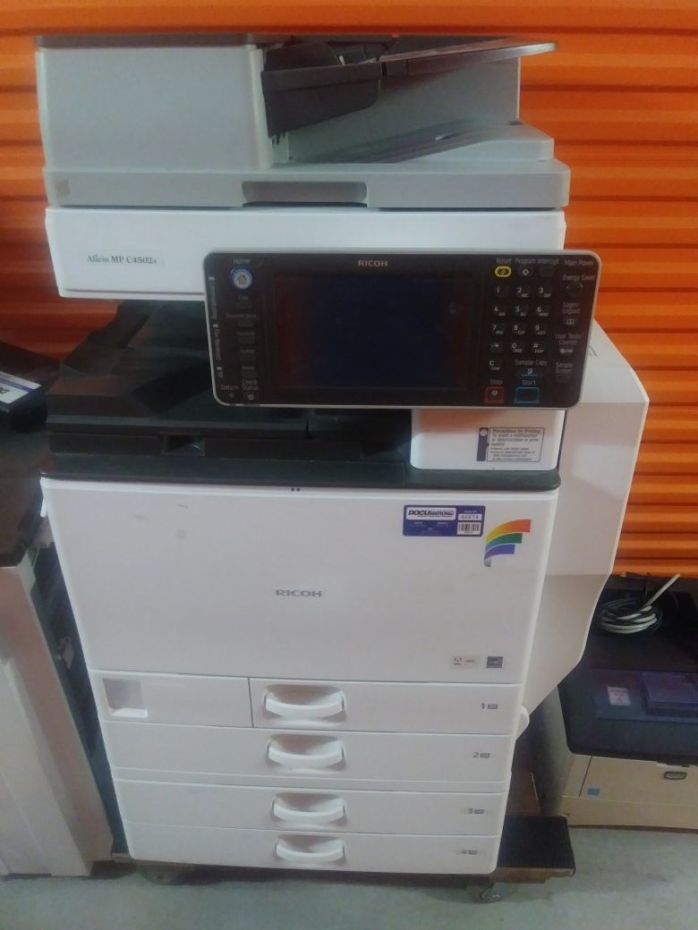 Ricoh copier Aficio MP C4502a for Sale in San Antonio, TX OfferUp