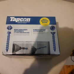 Tapcon Concrete Nails 1/4x4inches 100pcs