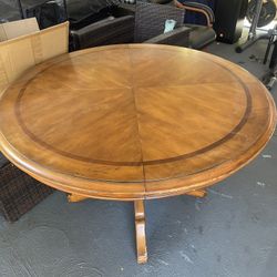 Wooden Round Dinner Table