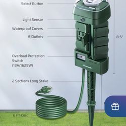 Outdoor Power Stake Timer