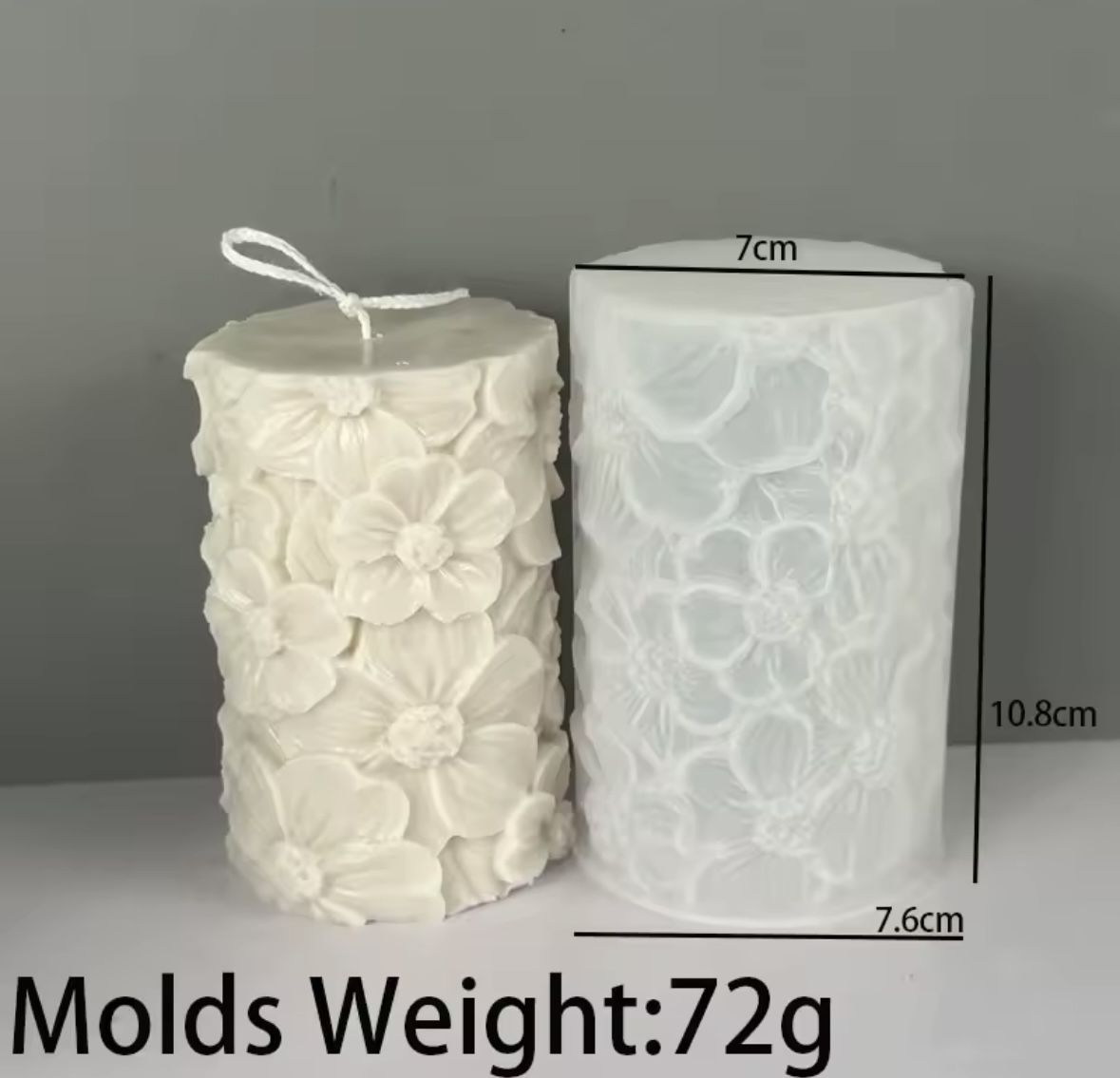 Flower Pillar Candle!