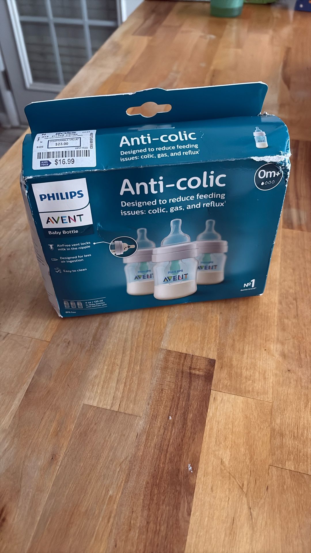Philips AVENT Baby Bottle 3pk (Anti-colic)