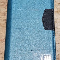 Iphone 6 6s Blue Wallet Case 