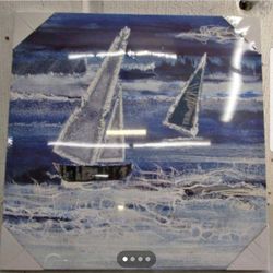 Procida Canvas Wall Art 23.5" x 23.5" YO5