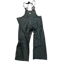 Carhartt Mayne PVC Bib Overalls Mens Size Large Green Waterproof Fishing 101075