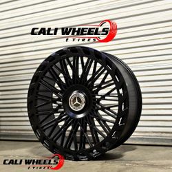 22" Staggered Wheels With Floating Caps For Mercedes Benz S CLASS GLE GLS