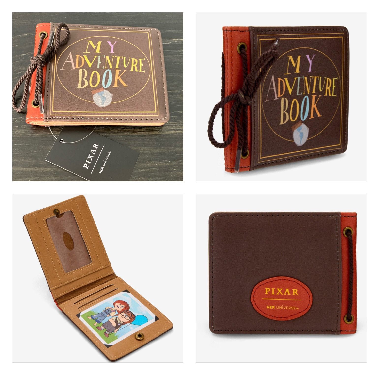 PIXAR Her Universe UP - My Adventures Book Bifold Card Holder (NWT)