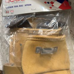 LEATHER TOOL BAG/APRON