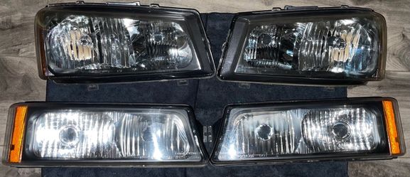 Chevy Silverado 03-06 Headlights Taillights Front Grill
