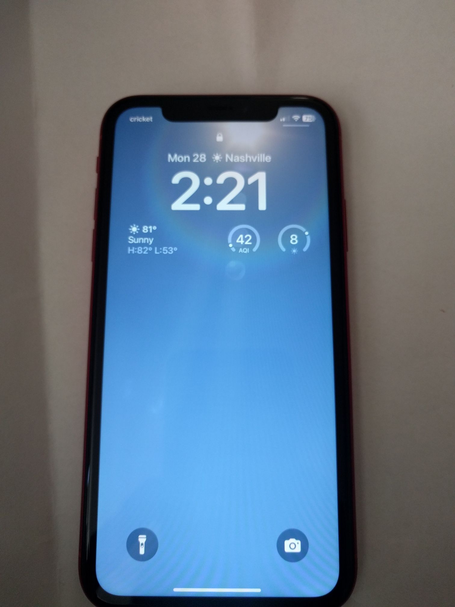 iPhone XR AT&T Or Cricket 64gb Cracked Backed Comes With Case