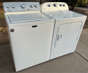 ABSOLUTELY GORGEOUS MAYTAG COMMERCIAL SERIES TOPLOAD WASHER AND ELECTRIC DRYER!!!!
