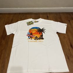Bape Tee Large xL And 2x (run Small)