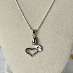 Sterling Silver Nurse Necklace