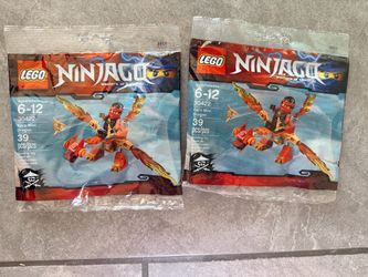 LEGO Ninjago 30422 Kai’s Mini Dragon – 2 NEW Sealed Polybags