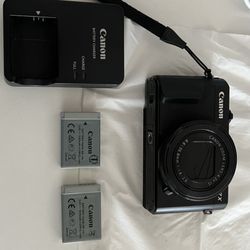 Canon G7X Mark II Camera