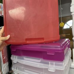 4 12x12 Crafting Scrap Book Toys Etc Storage 