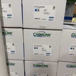 3” Chemlink e-curb kit for flat roof