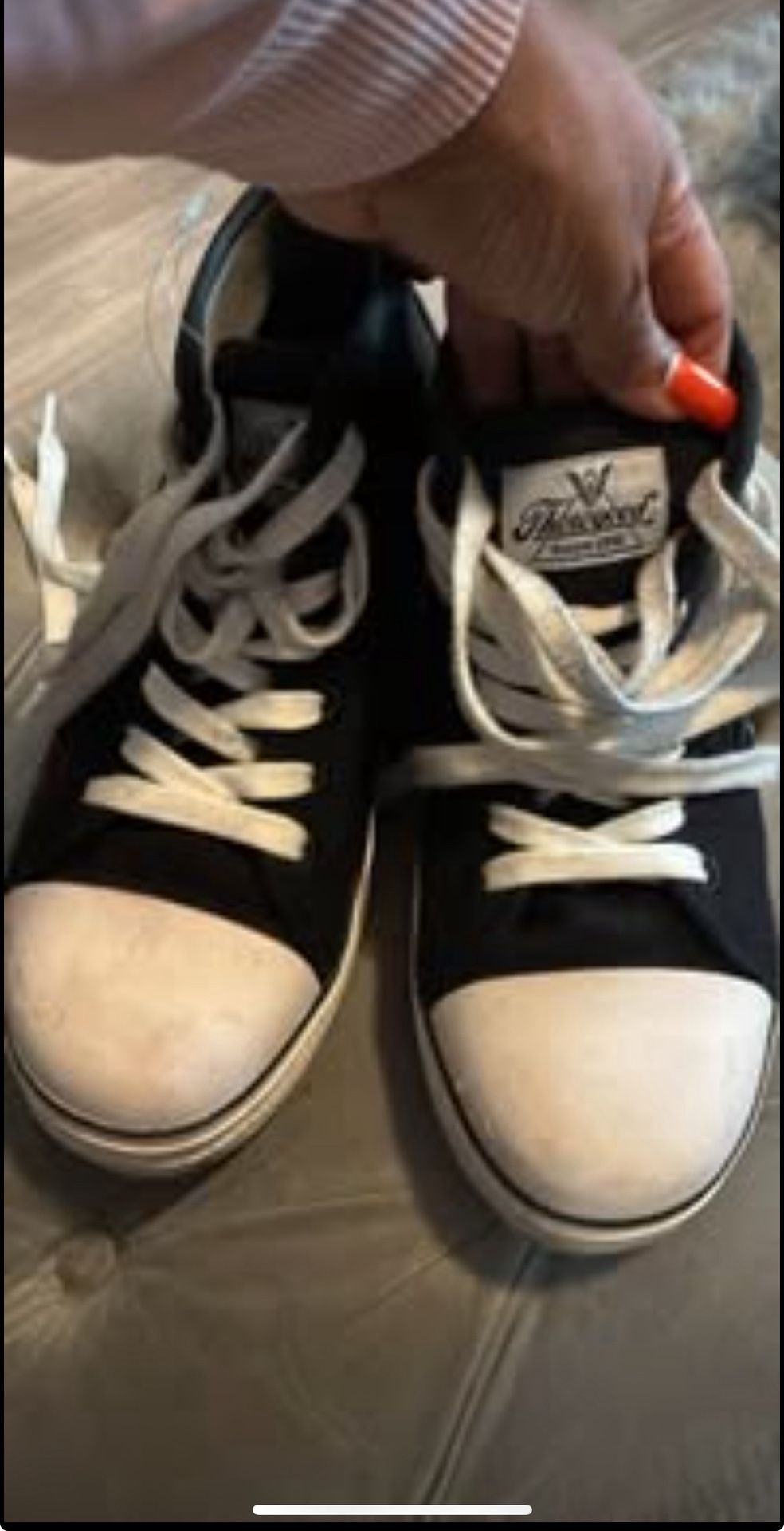 Brahma Steel Toe Ladies Women Boots 9 1/2 9.5 & Thorogood Steel Toe Hightop Sneakers Men 8/Women 10