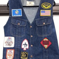 Vintage DC  Denim Vest Size 40 
