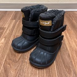 Cat and Jack Black Winter Boots(Brand New!)