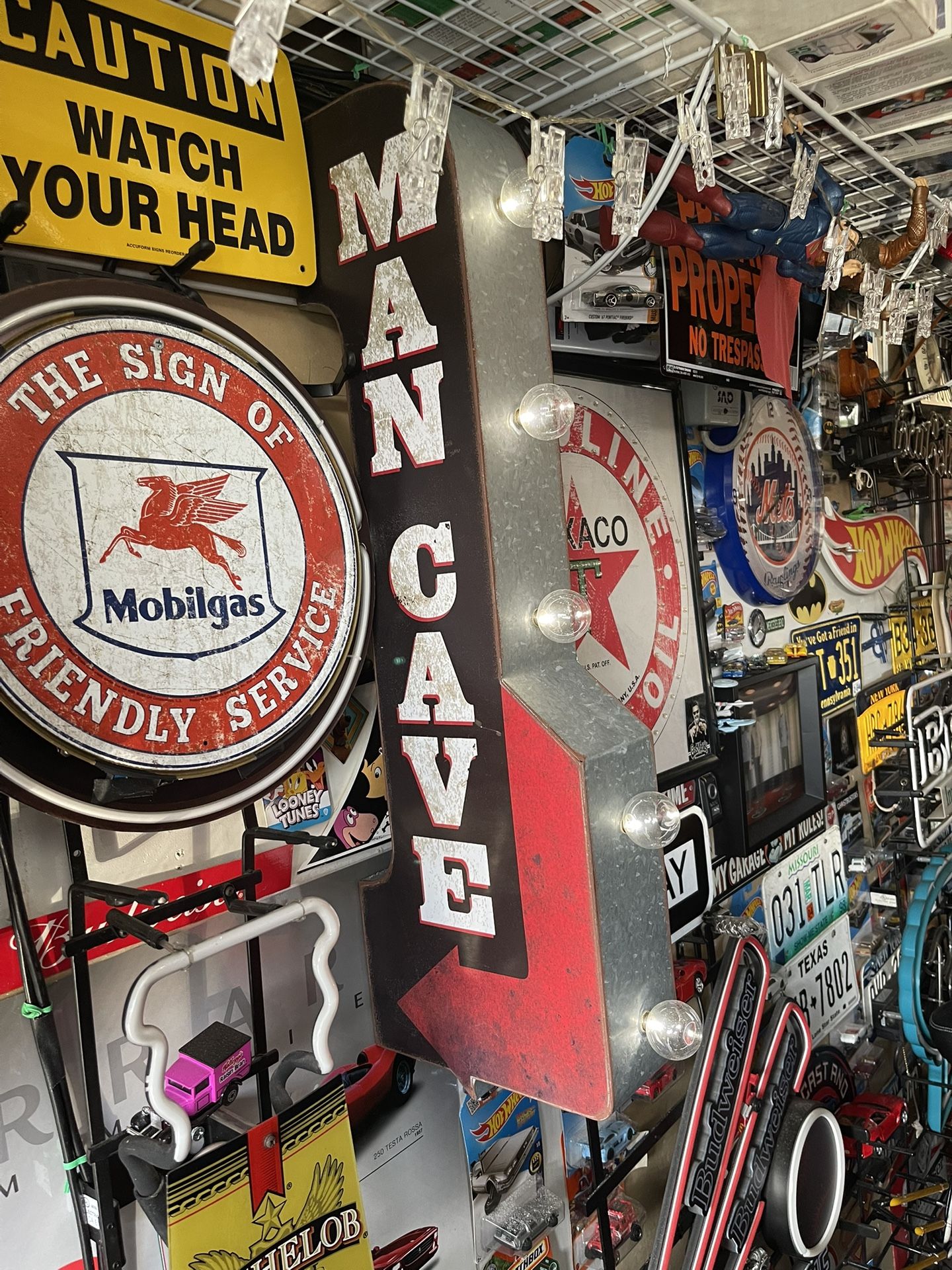 Man Cave Light Up Sign