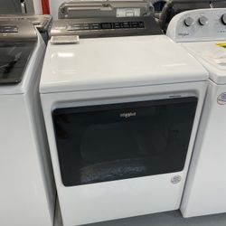 Whirlpool White 7.4 Cu. Ft. Smart Top Load Electric Dryer