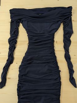 Macy's navy blue Dress