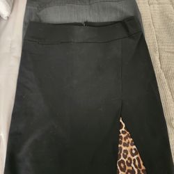 Express Pencil skirts with front slit Size 8