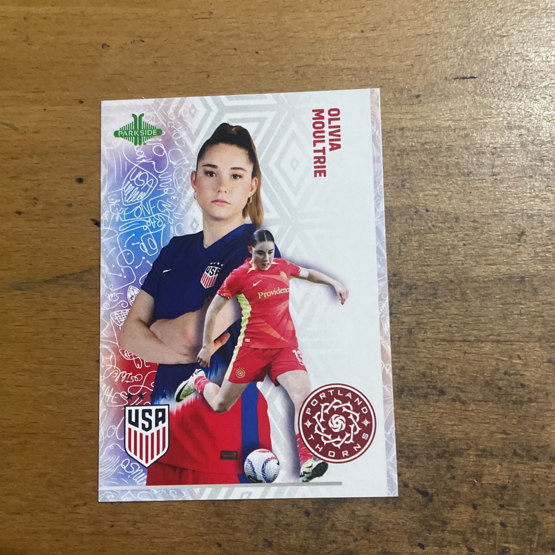 2024 PARKSIDE OLIVIA MOULTRIE ONE NATION ONE TEAM CARD