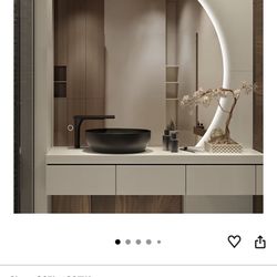 Big Mirror Half Moon