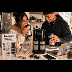 ☕ Cuisinart Two To Go Coffee Maker – BRAND NEW – Perfect for Couples, Roommates & Busy Mornings!