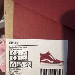 Vans High Tops Size 8 Women 
