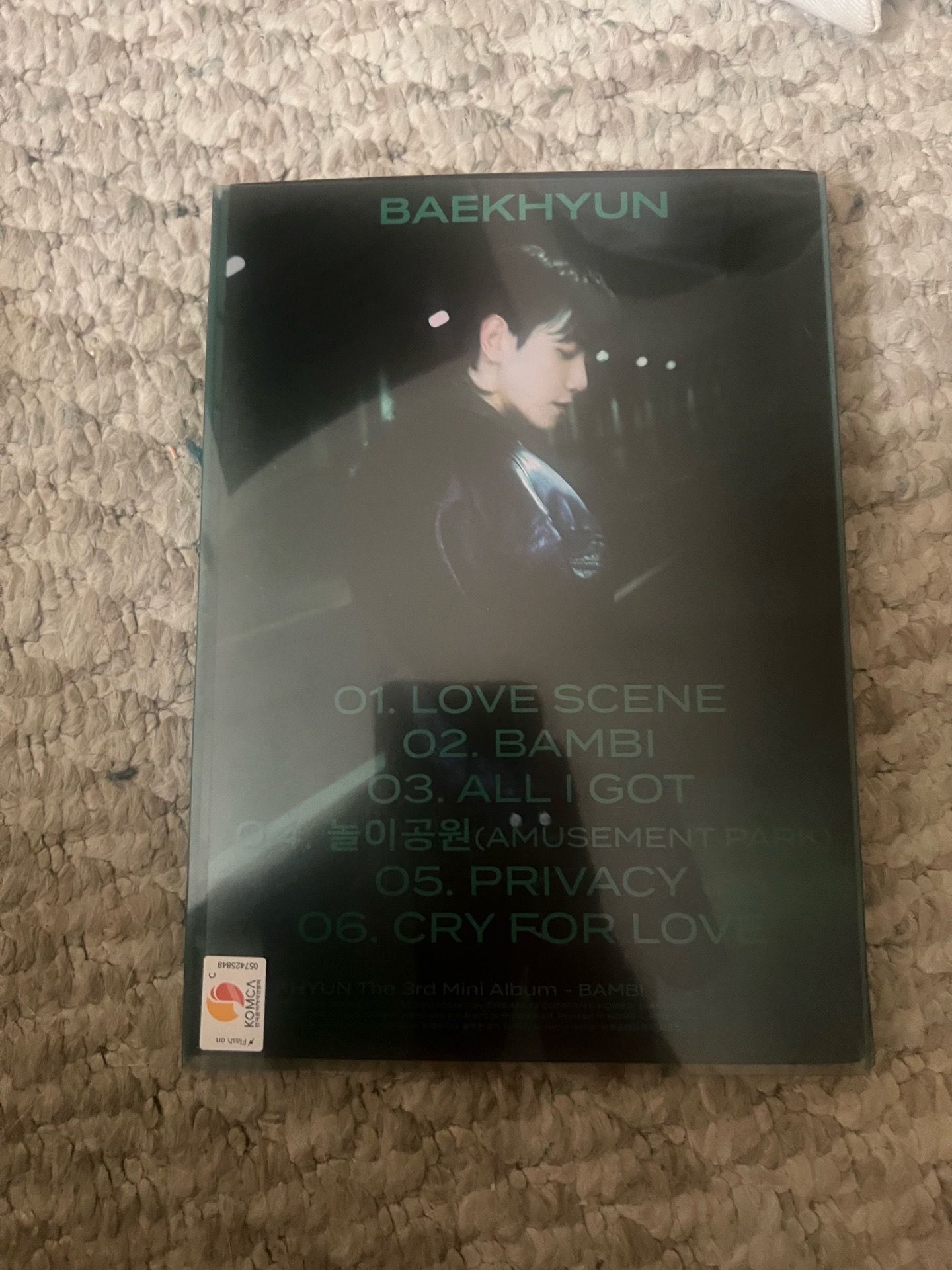 Byun Baekhyun Bambi Album Inclusions Not Guaranteed