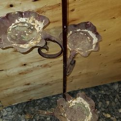 Vintage Wrought Iron Garden Plant Stand