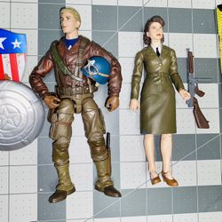 MARVEL LEGENDS CAPTAIN AMERICA AGENT CARTER