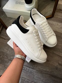 Alexander McQueen white with diamond