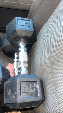A pair of dumbbells