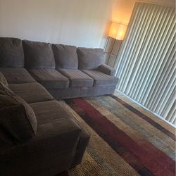 Couch and rug!