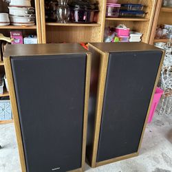 Speakers For Home System Set Of  2 W Entertainment Center 