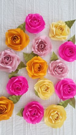 Paper flowers