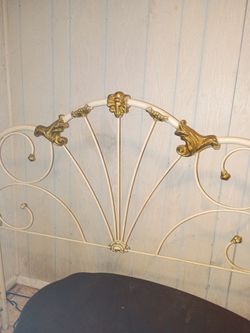 Antique head board