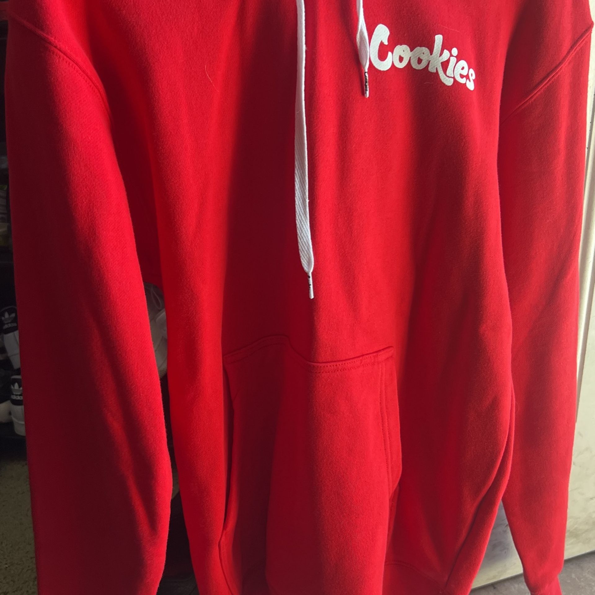 Cookies Original Mint Fleece Hoodie Red/White