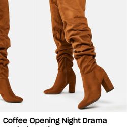 Thigh High Heeled  Booties 